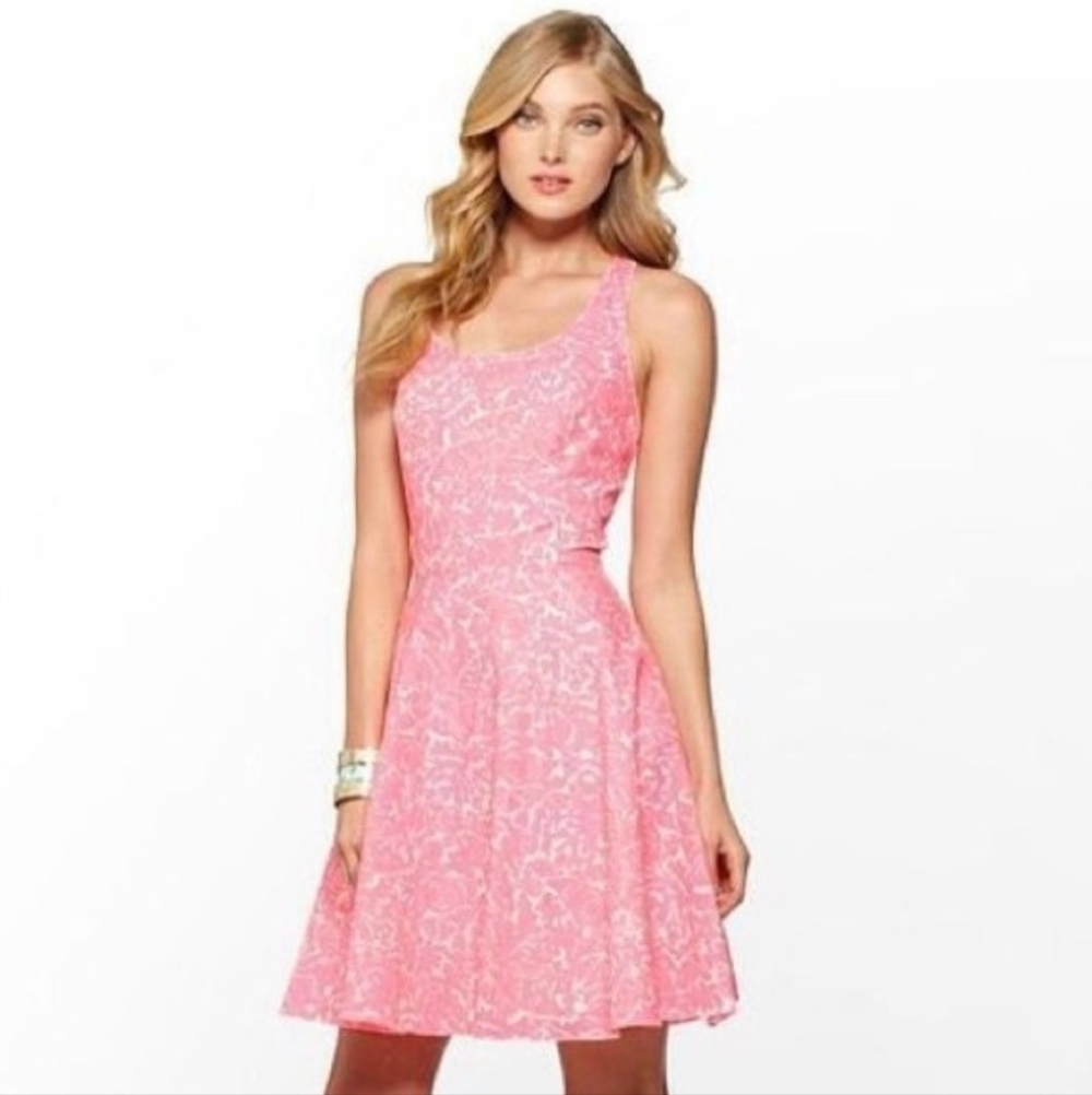 Lilly Pulitzer Pink Printed Mini Dress